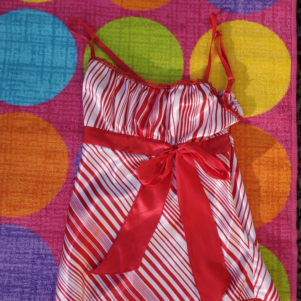 Holiday spaghetti strap top